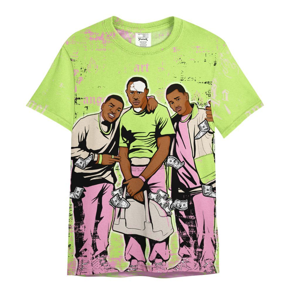 Shirt To Match Jack Black Night Silver - Paid In Full Money Street Graphic All Over Print