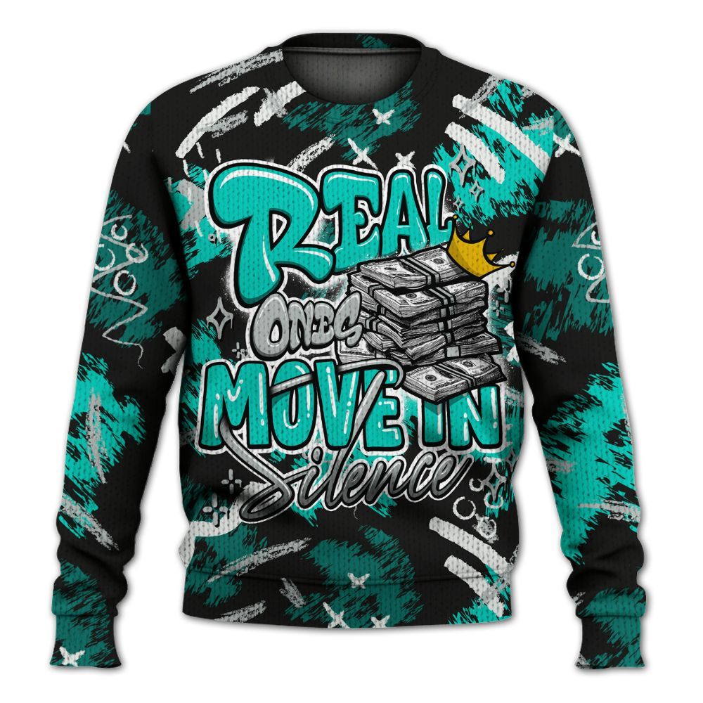 Knitted Sweater To Match Air Max 95 Dark Tiffany - Real Ones Move In Streetwear