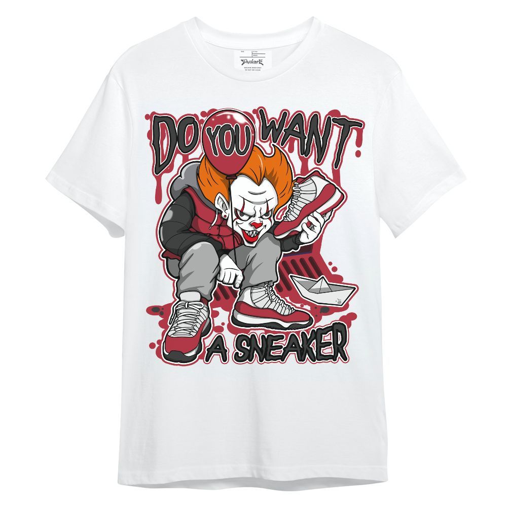 Shirt To Match Black Toe 14s - Clown Scary Sneakers Halloween Graphic Unisex Shirt