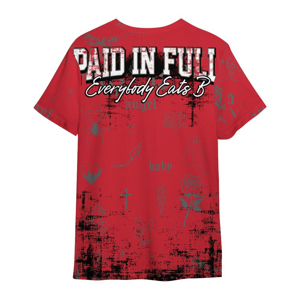 Shirt To Match Bunny 2025 8s - Paid In Full Money All Over Print