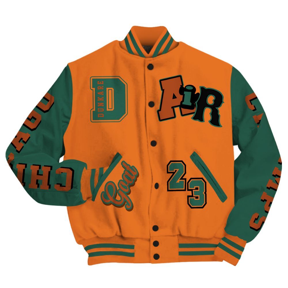 Varsity Jacket To Match Dunk Low Ceramic - AIR Number 23 GOAT All Over Print