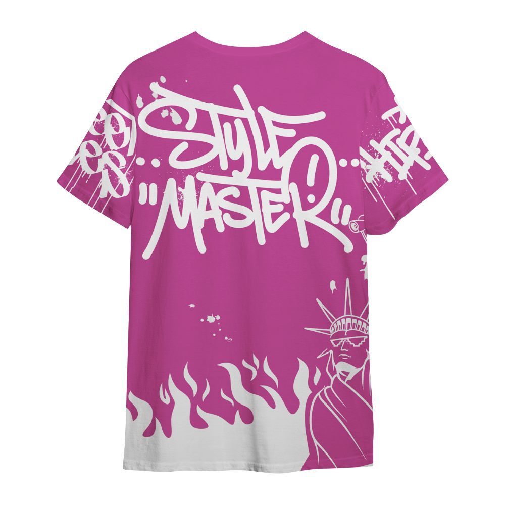 Shirt To Match Dunk Low Active Fuchsia - Graphic Fck Around Find Out All Over Print