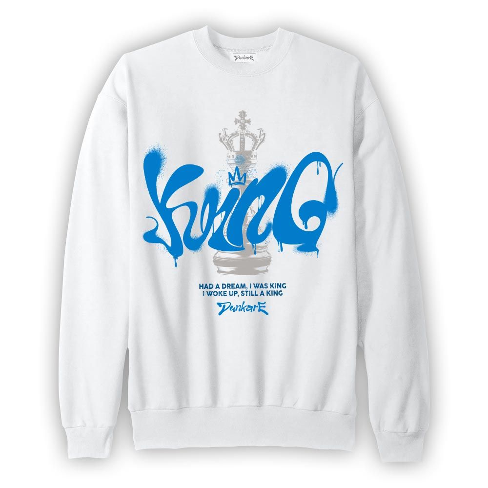 Sweatshirt To match Industrial Blue 4s Sweatshirt - Graffiti Chess King Graphic 0205 NMP