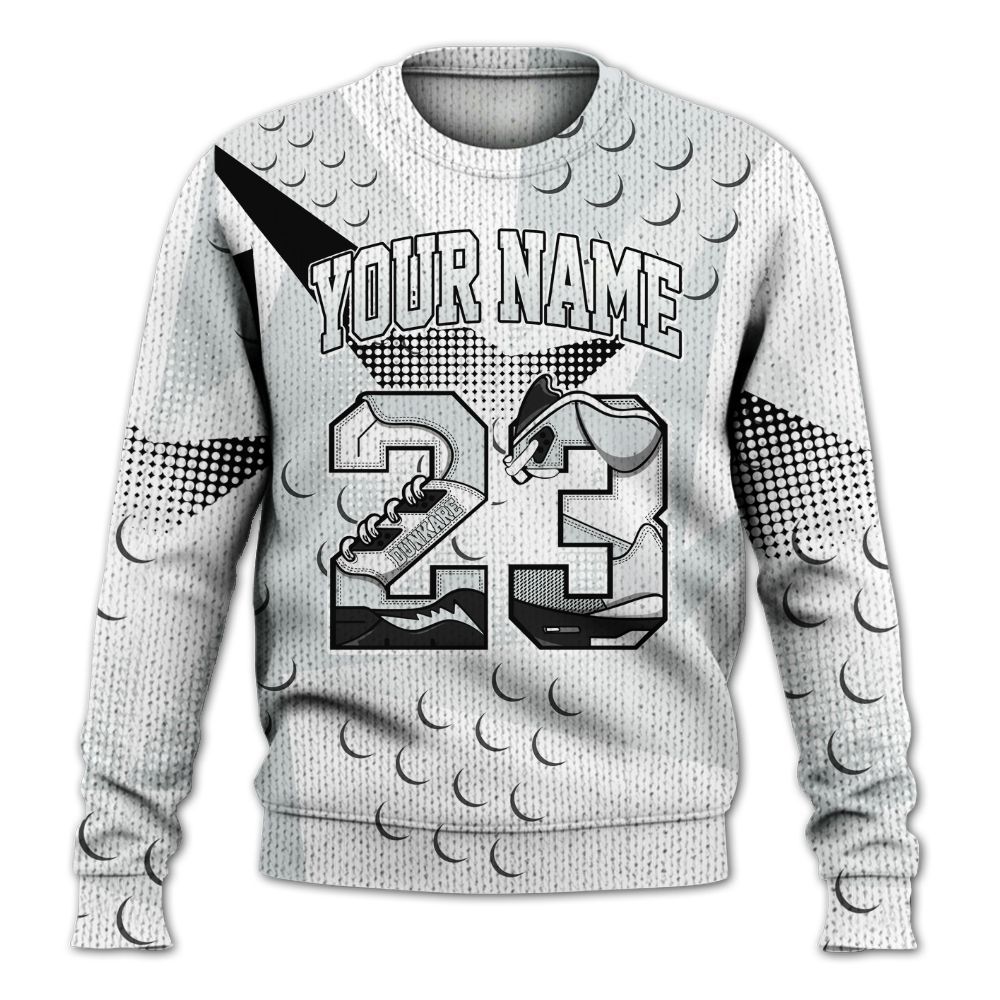 Knitted Sweater To Match Kobe 9 EM Protro Halo - Poly Custom Name Number 23 5s