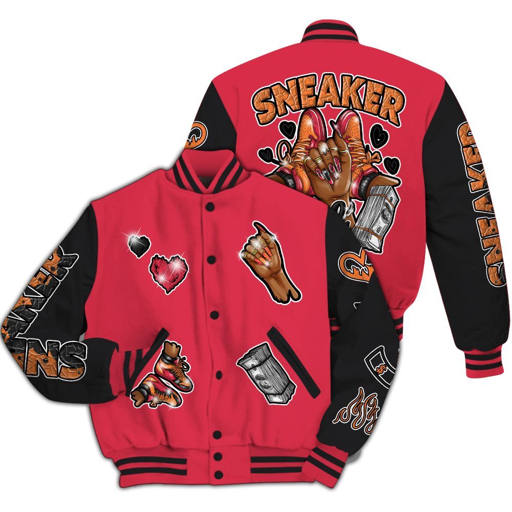 Varsity Jacket To Match Air Max Portal Bright Ceramic - Sneakerz Girlz All Over Print
