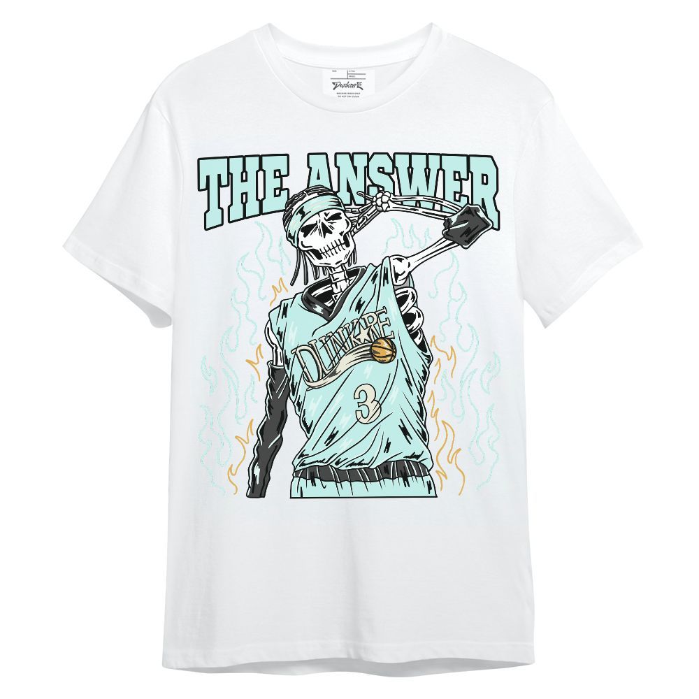 Shirt To Match Pure Platinum 4s - Allen Answer Skeleton Unisex Shirt