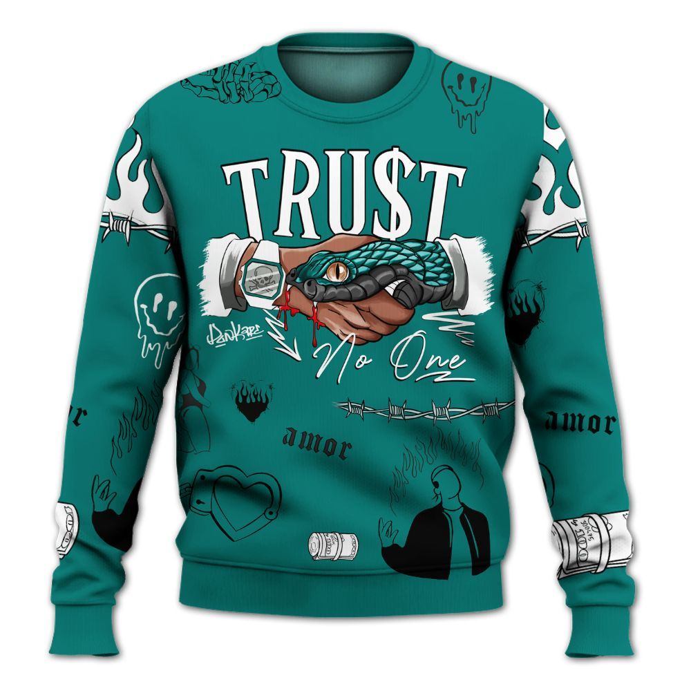 Sweatshirt To Match Griffey Max 1 Freshwater - Snake Trust No One All Over Print