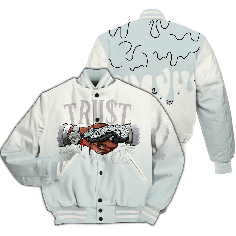 Varsity Jacket To Match Book Moss Point 1s - Trust No One Drip All Over Print
