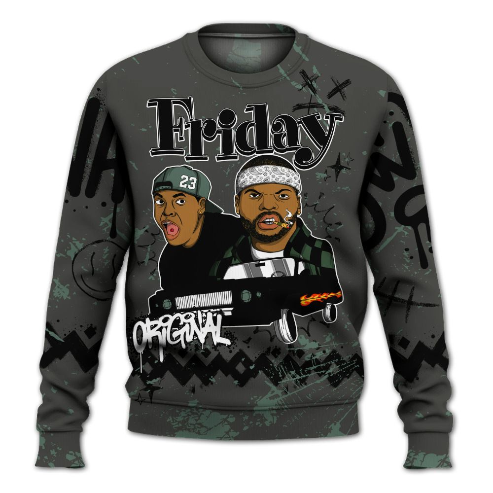 Sweatshirt To Match Dunk Low Skateboards Black - Friday Sneaker Crayon All Over Print