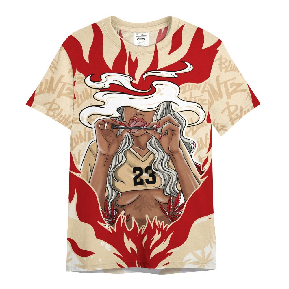 Shirt To Match Dunk Low Strawberry Waffle - Bluntz Burnz Graphics All Over Print