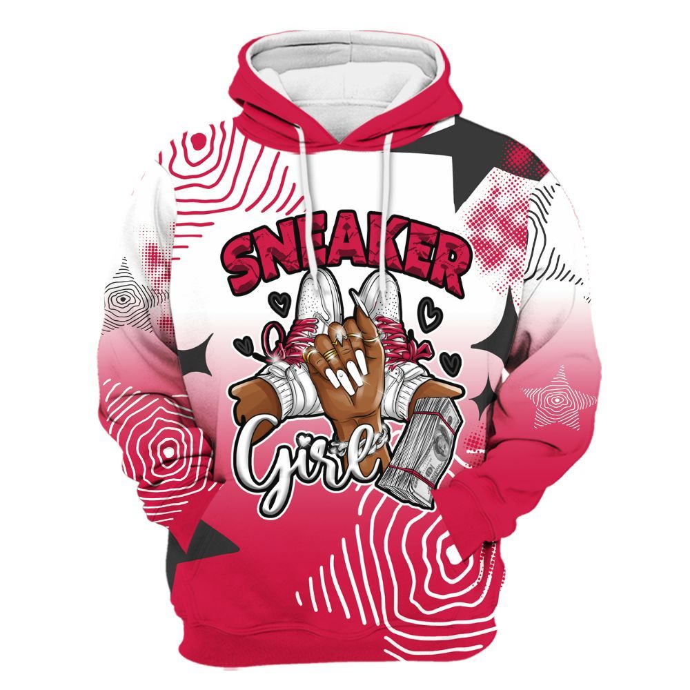 Hoodie To Match Black Toe 14s - Sneakerz Girlz Unique Starz All Over Print
