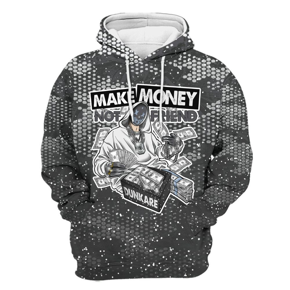 Hoodie To Match Reverse Black White 6s - Make Moneys Unique All Over Print