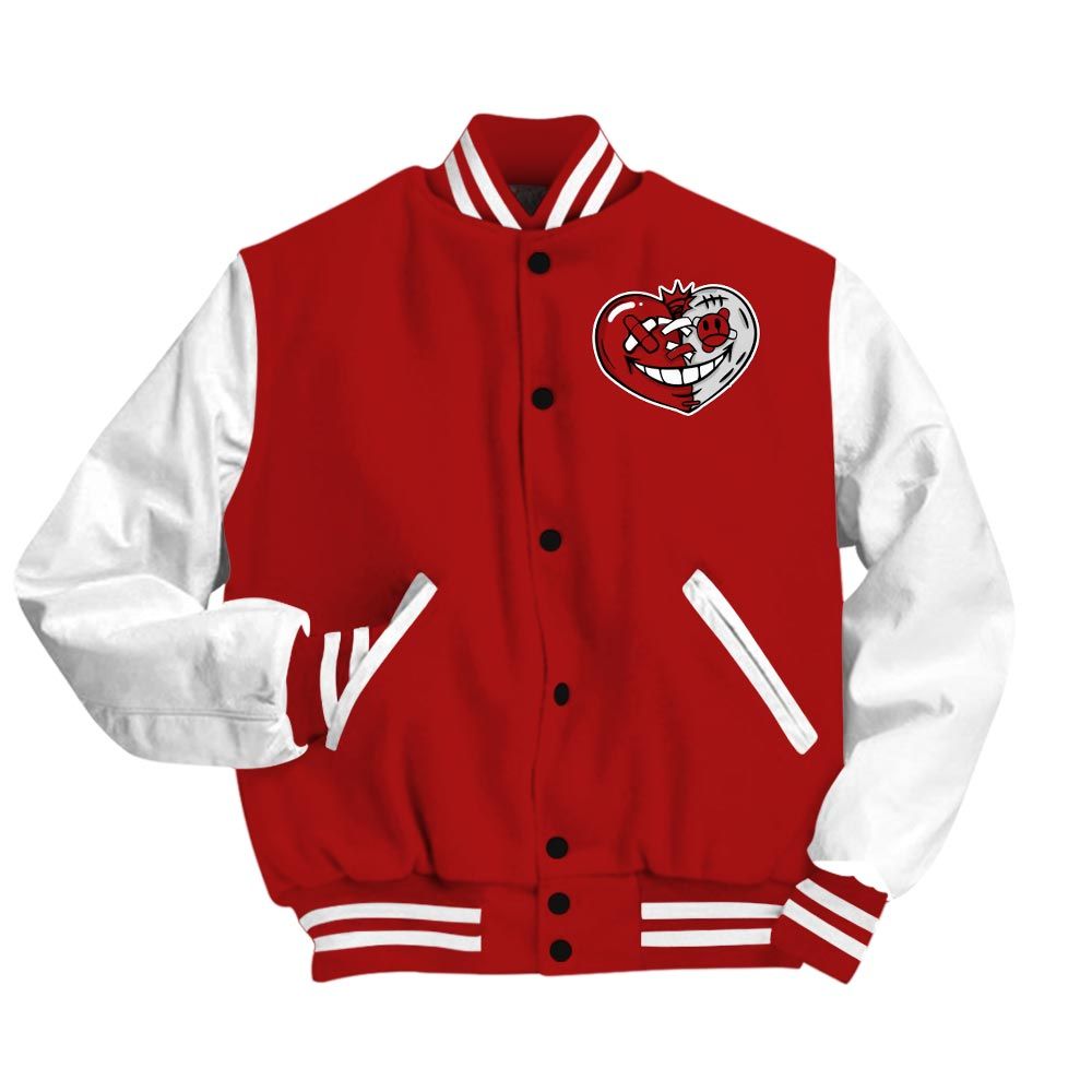 Varsity Jacket To Match Red Taxi 12s - Love Loser Varsity Jacket Unisex 0905 PAT