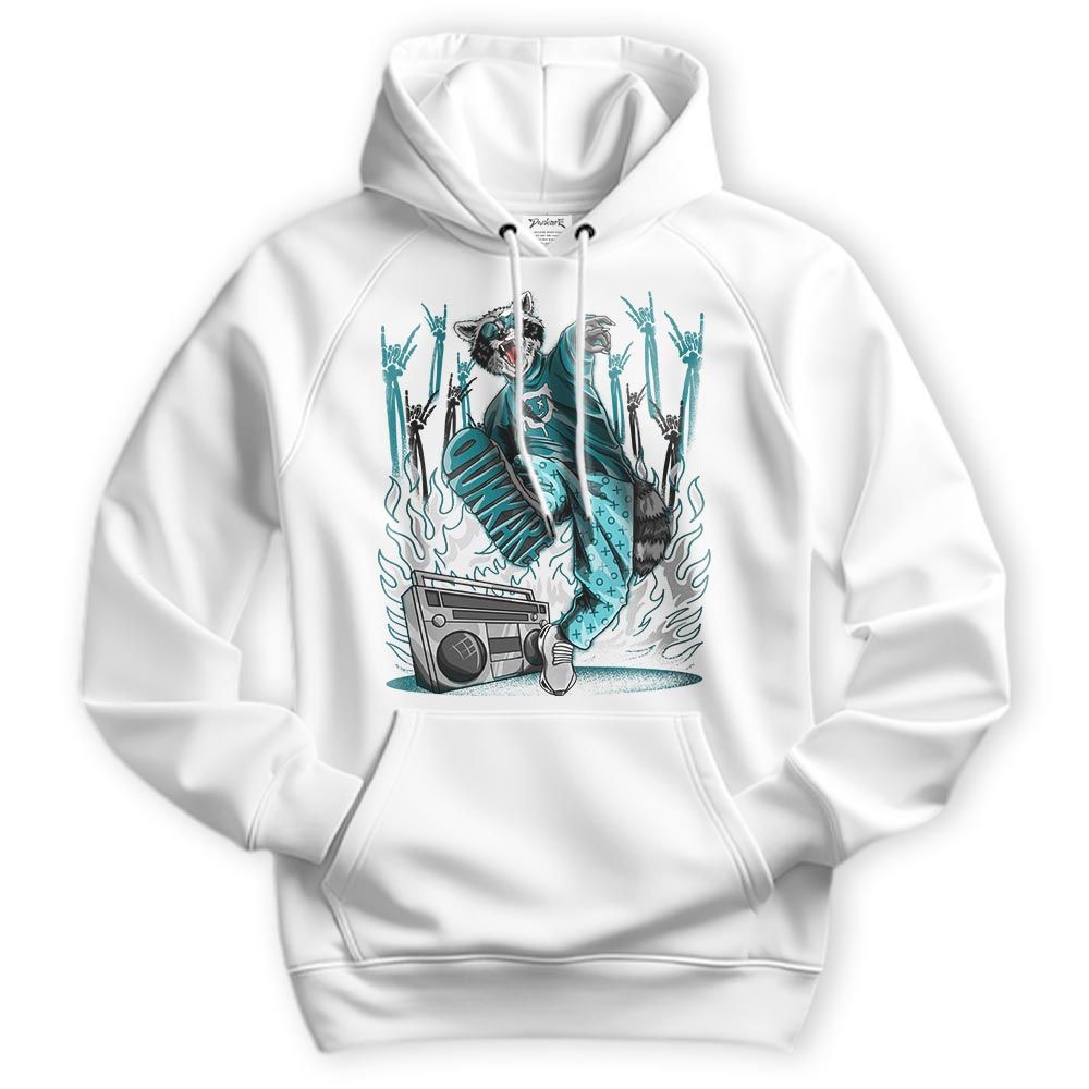 Sweatshirt To Match Oxidized Green 4s Hoodie - Hip Hop Raccoon Hoodie Unisex