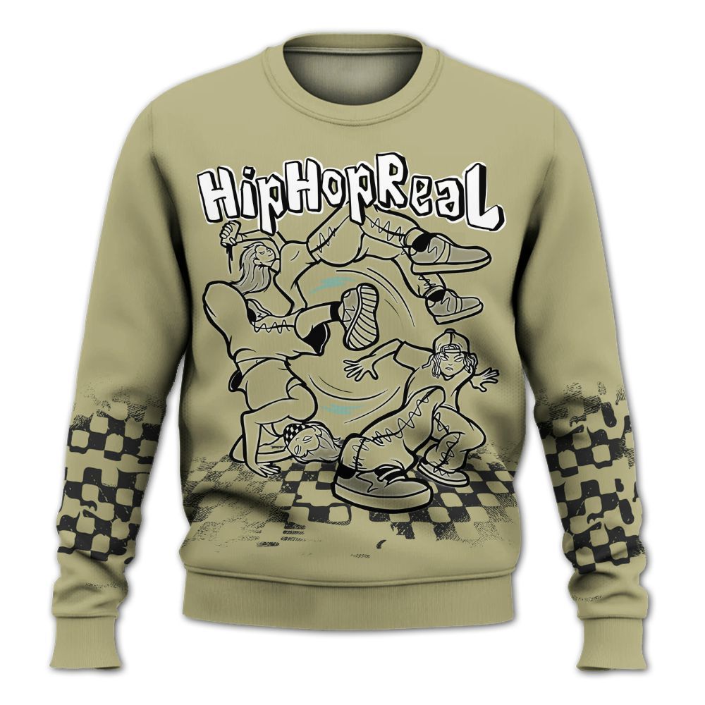 Sweatshirt To Match Dunk Low Suede Olive Aura - Feel Life Street Style All Over Print