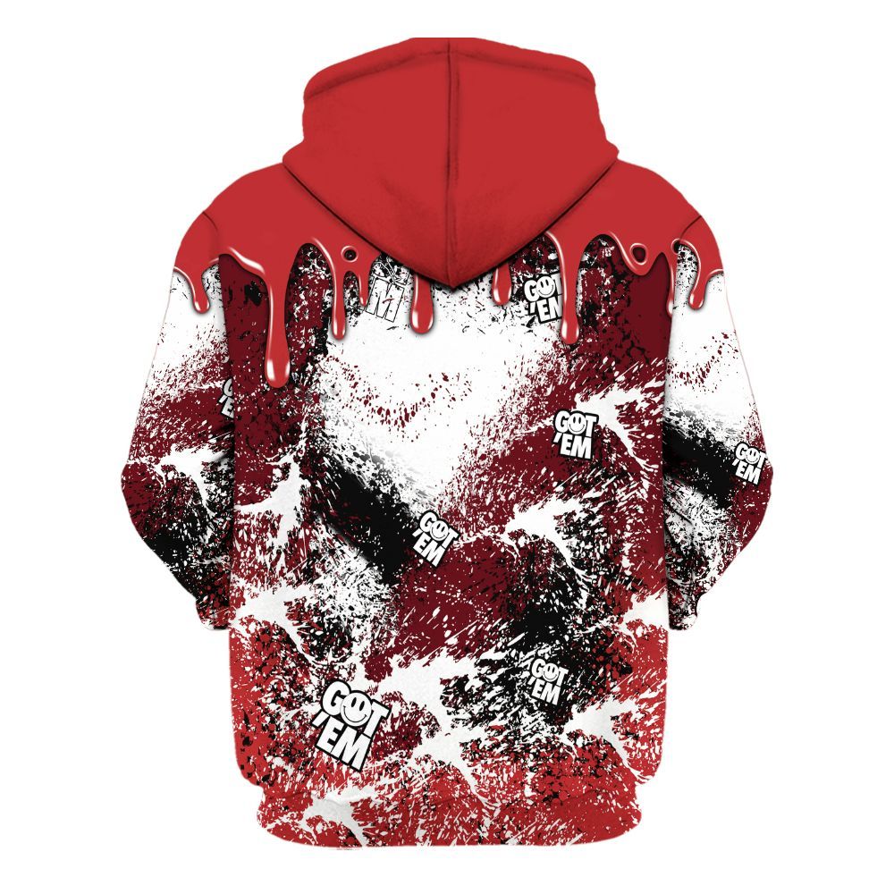 Hoodie To Match Kobe 9 Elite Christmas - Dripping 23 Drip All Over Print