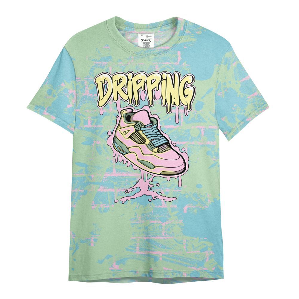 Shirt To Match SB Dunk Low Visty - Dripping Shoe 4S Graphic Street Art All Over Print