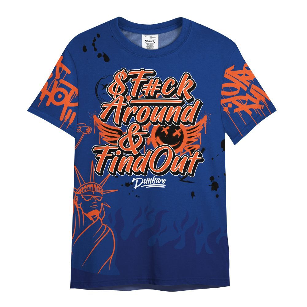 Shirt To Match Suede GS League - Graphic Fck Around Find Out All Over Print