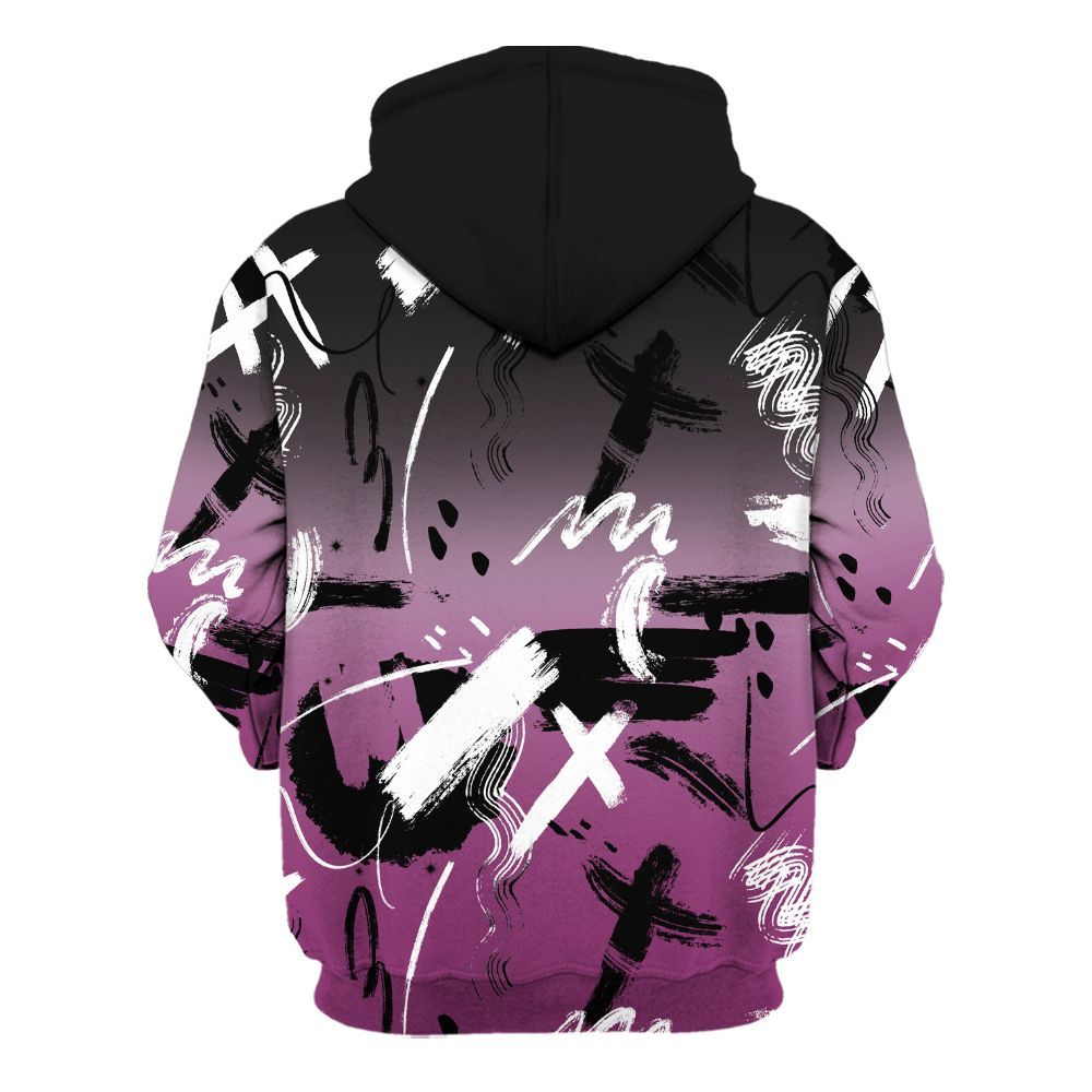 Hoodie To Match Air Max Sunder Gore Tex Bold Berry - Money Hustle Grind Pray All Over Print