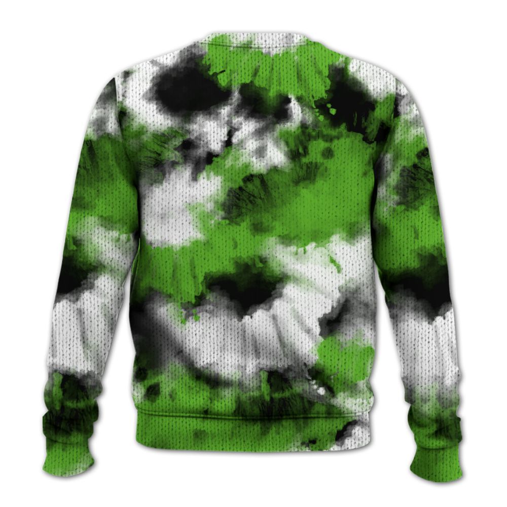 Knitted Sweater To Match Air Foamposite One Volt - Tie Dye FK Around Find Out