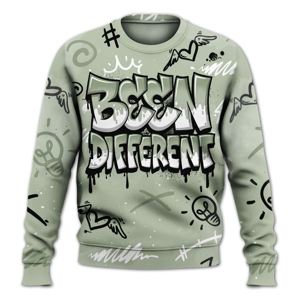 Dunkare Seafoam Sail 4s Shirt, Drip Built Di2ferent All Over Print Unisex Sweatshirt