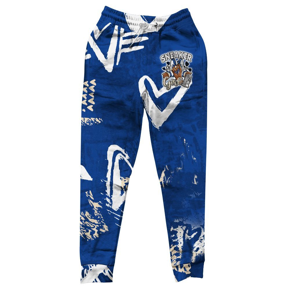 Sweatpant To Match Low Game Royal 1s - Sneakerz Girlz All Over Print