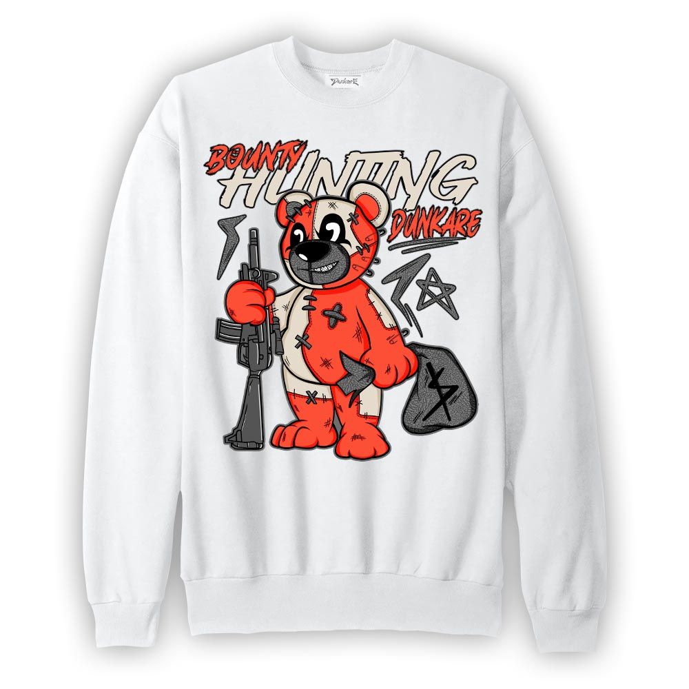 Sweatshirt To match Georgia Peach 3s Sweatshirt - Bounty Hunting Bear Graphic 1605 NCMD