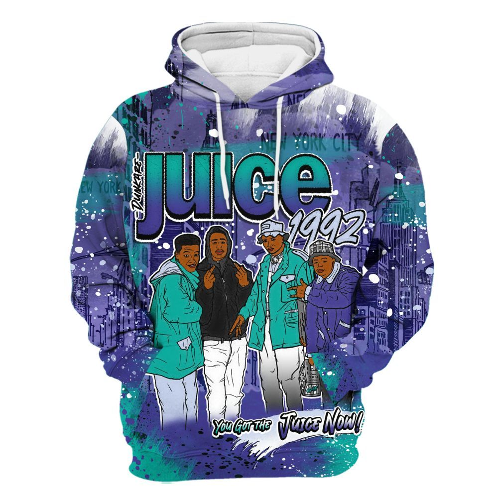 Hoodie To Match Retro Grape 5s - You Got The Juice All Over Print