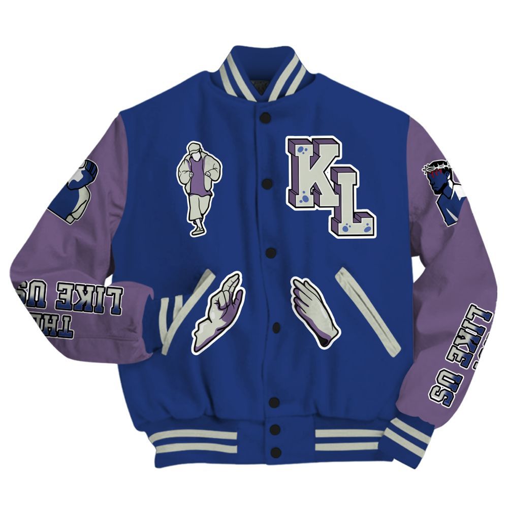 Varsity Jacket To Match Low OG Voodoo Alternate 1s - Dislike Us Graphic All Over Print