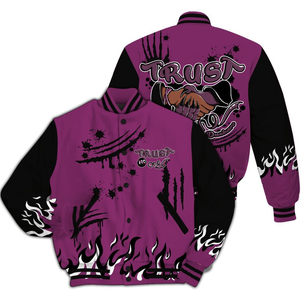 Varsity Jacket To Match Air Max Sunder Gore Tex Bold Berry - Graphic Trust No One All Over Print