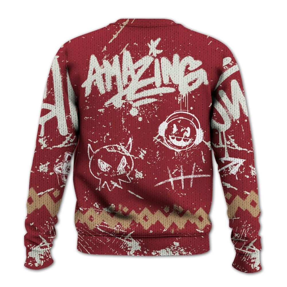 Sweater To Match Chicago 2025 40s Shirt, Friday Sneaker Crayon Graphic