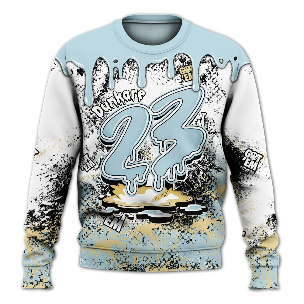 Sweatshirt To Match Low Year Of The Snake 11s - Dripping 23 Drip All Over Print