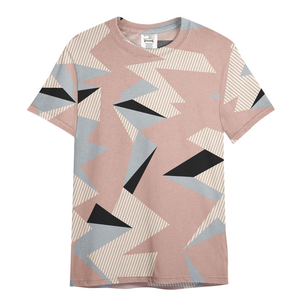 Shirt To Match Air Force Low 1 Arctic Orange - Geometric Camouflage Pattern All Over Print