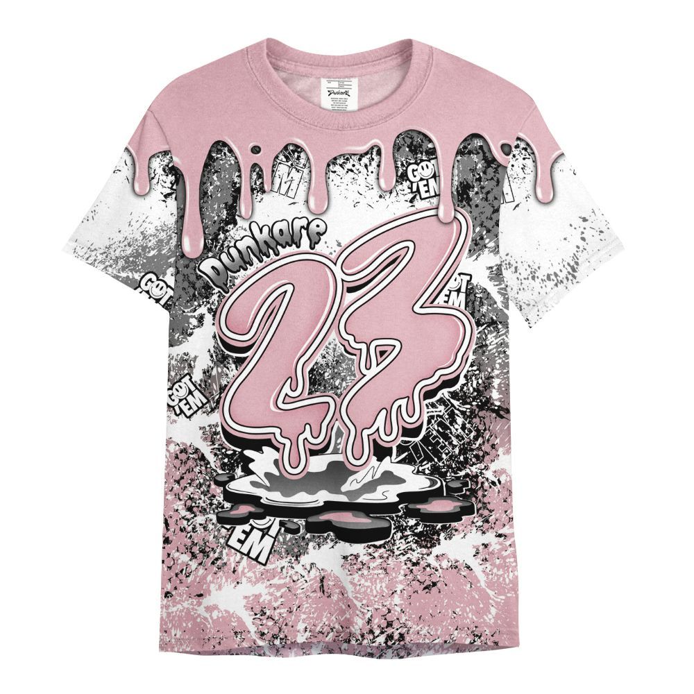 Shirt To Match Air Max DN Pink Foam - Dripping 23 Drip All Over Print