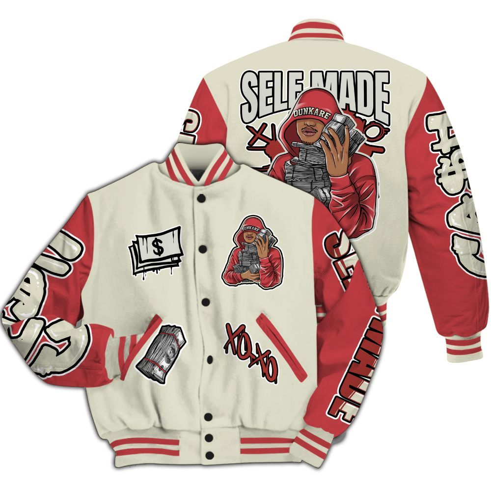 Varsity Jacket To Match Valentine's Day 2026 4s - Selfmade Unique All Over Print
