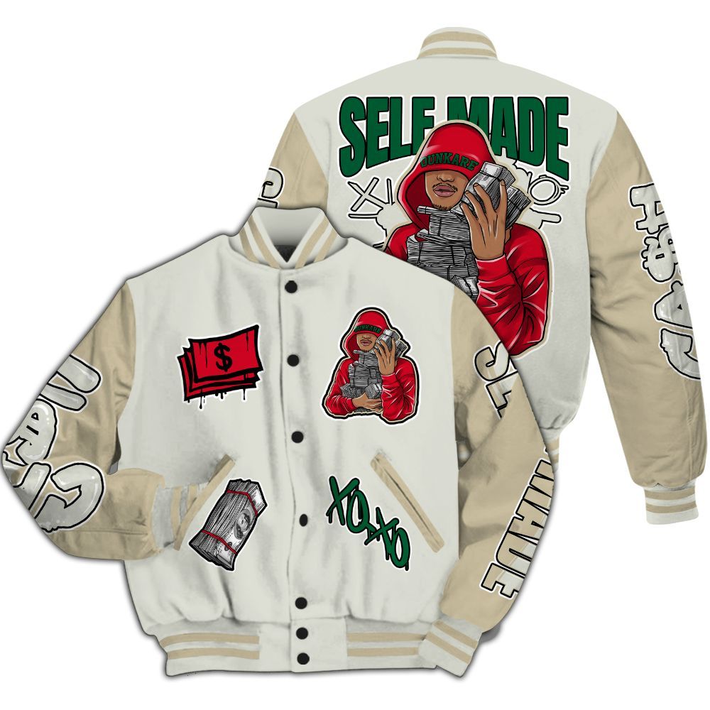 Varsity Jacket To Match El Grito 5s - Selfmade Unique All Over Print