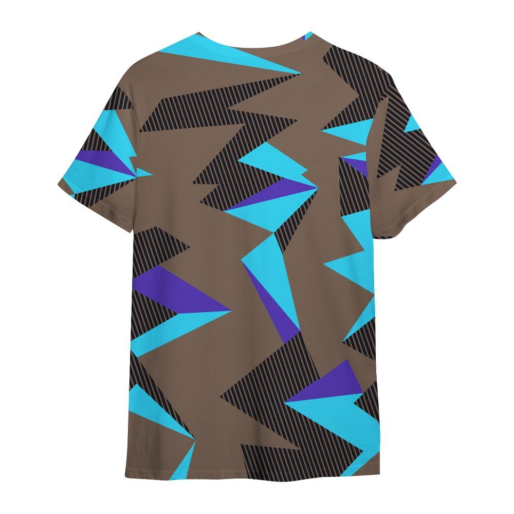 Shirt To Match Olive Concord 9s - Geometric Camouflage Pattern All Over Print