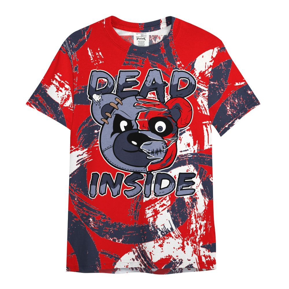 Shirt To Match Low OG Howard Bison 1s - Lifeless Bear Circle Slpash All Over Print