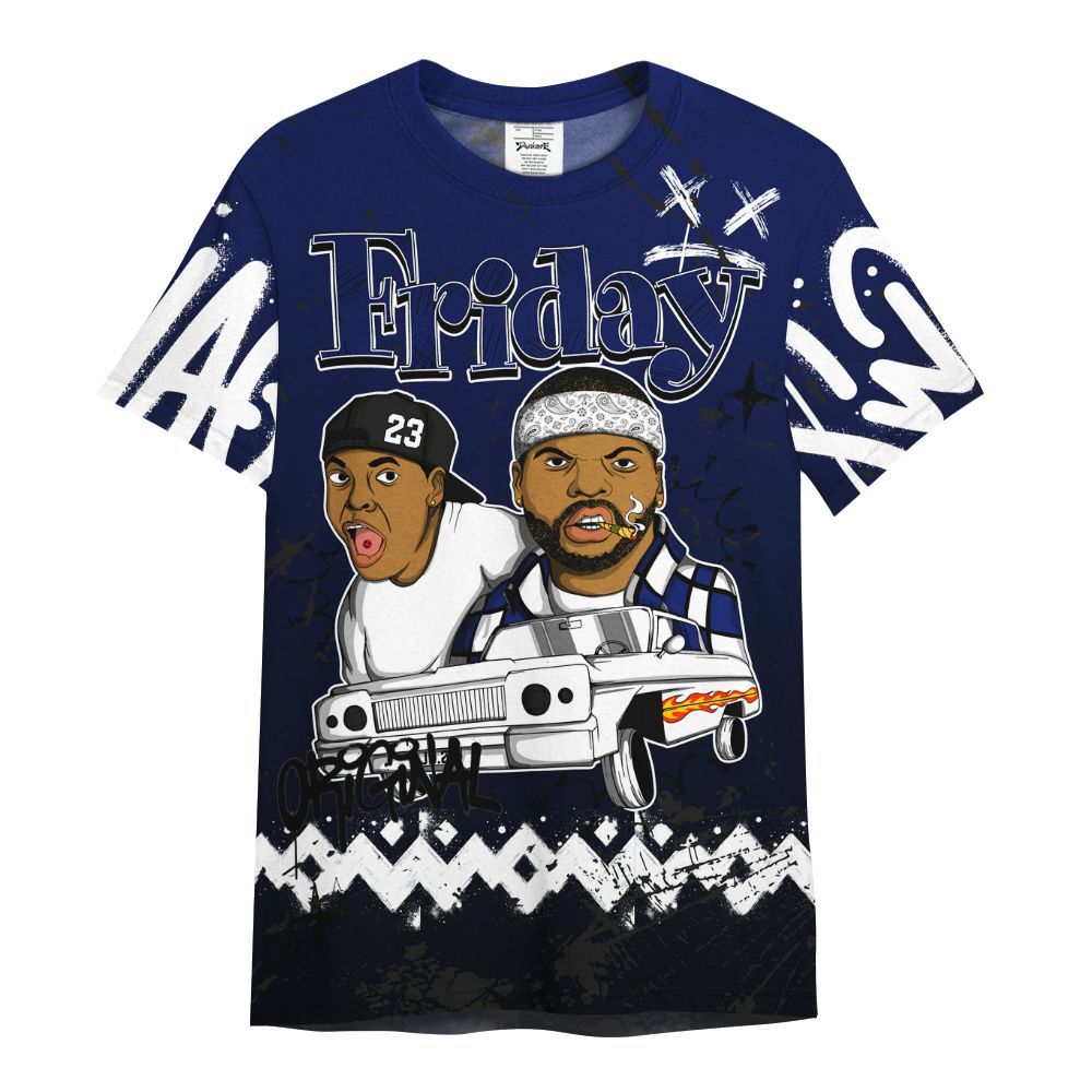 Shirt To Match Air Max Plus Black Racer Blue - Friday Sneaker Crayon All Over Print