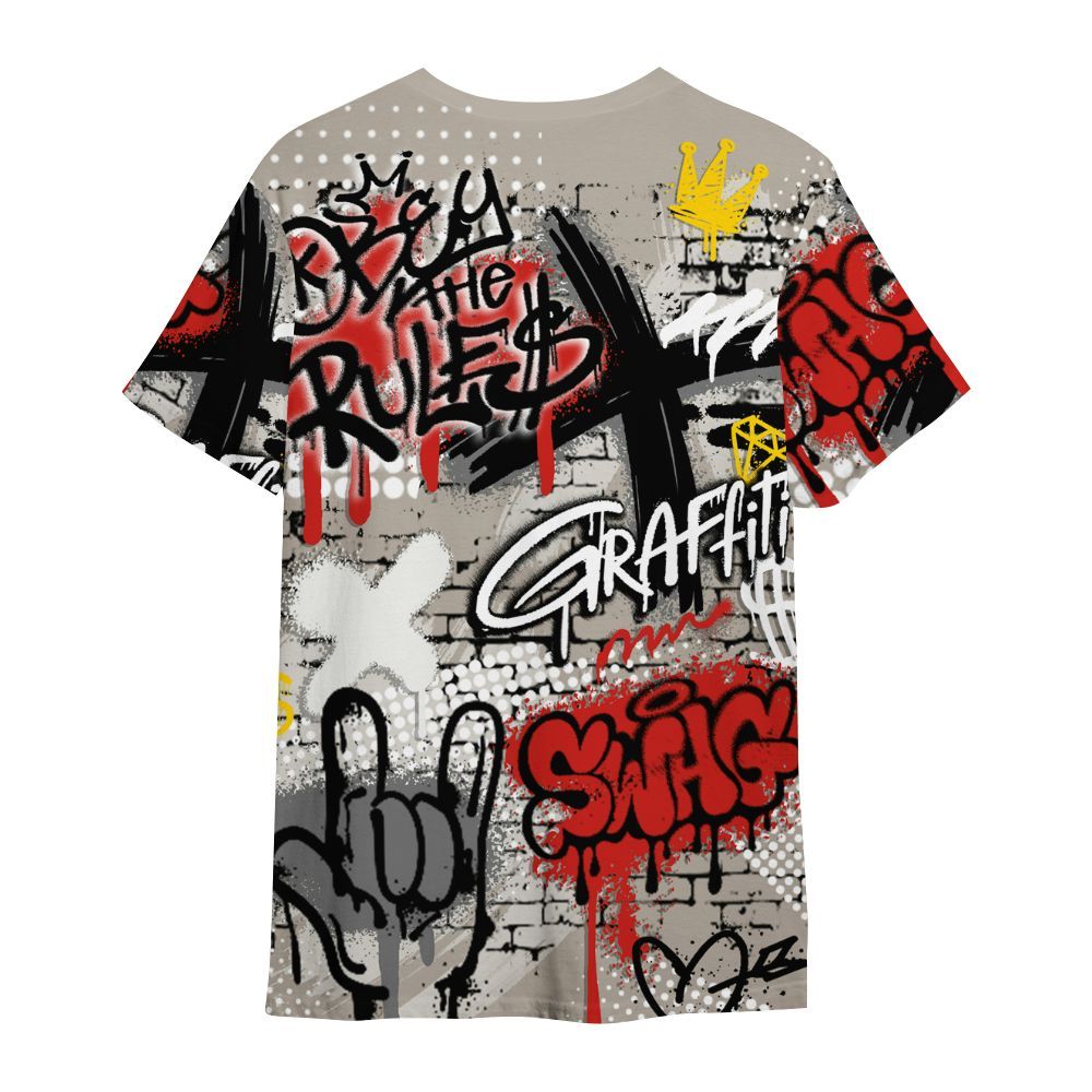 Shirt To Match Low OG Phantom 1s - True It Real Graffiti Streetwear All Over Print