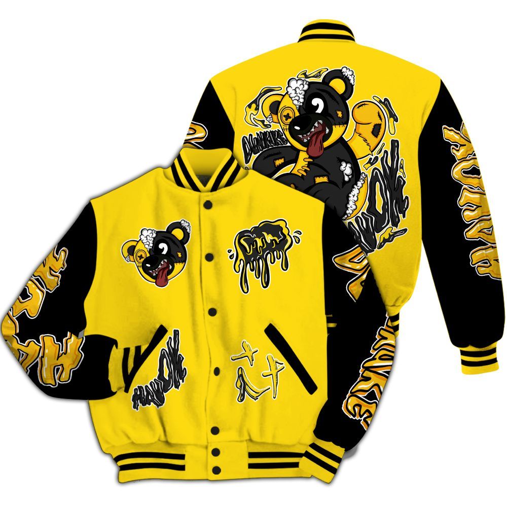 Varsity Jacket To Match Retro Thunder 4s - Havok Bear All Over Print