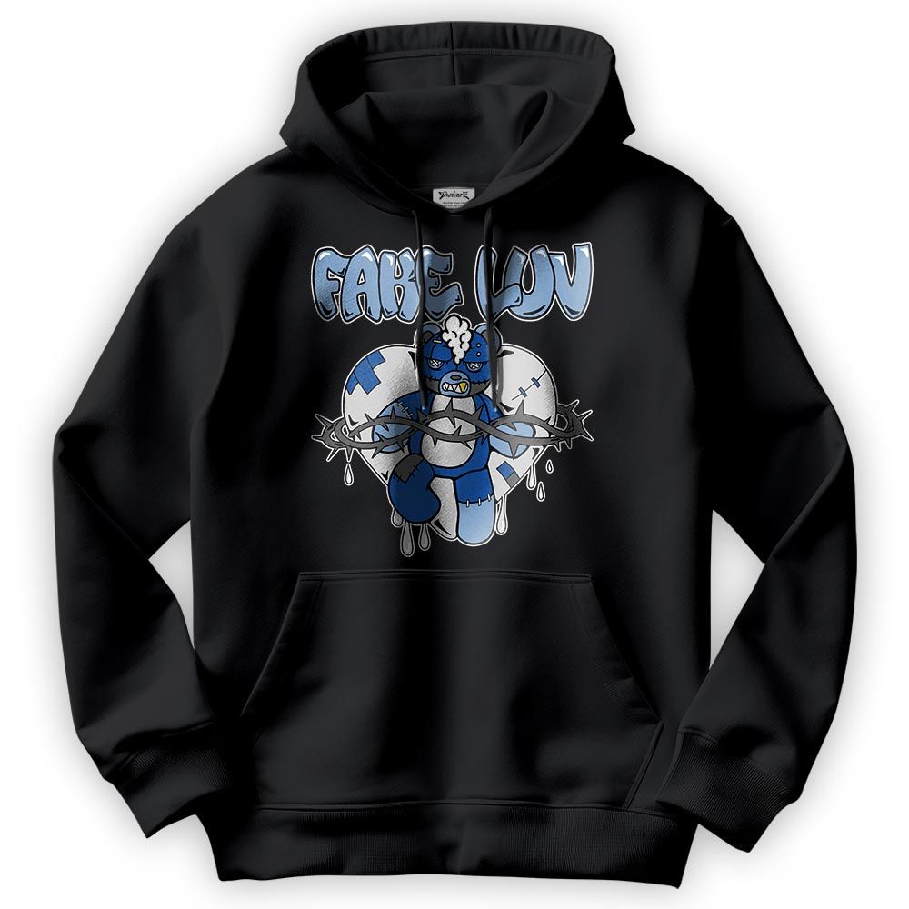 Sweatshirt To Match Low Space Royal 11s Hoodie - False Romance Hugz Hoodie Unisex