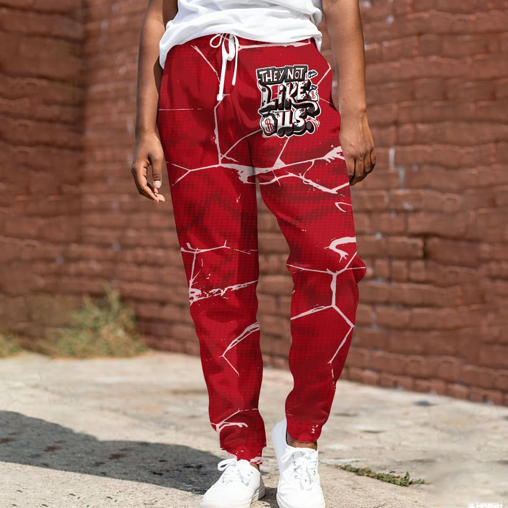 Sweatpant To Match Bred Velvet 11s - Dislike Us Graphic All Over Print
