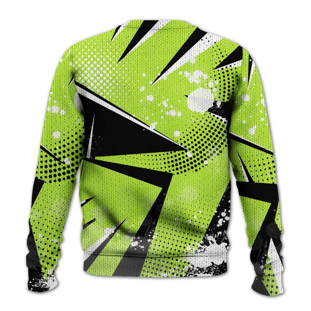 Knitted Sweater To Match Air Force 1 Low Dance Volt - Poly Trust No One Dripping