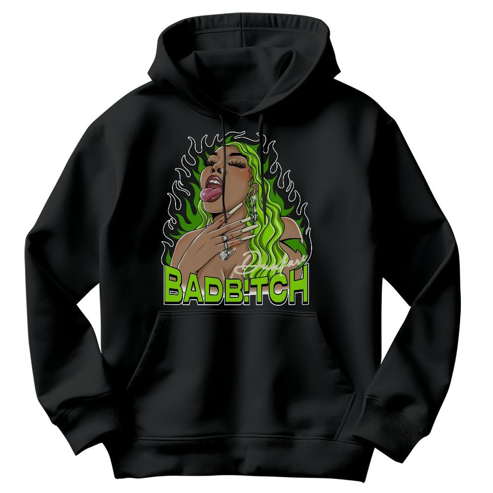 Sweatshirt To Match Electric Green 6s - Bad B!tch Unique Graphic