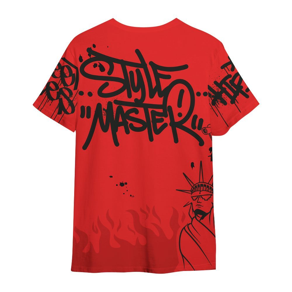 Shirt To Match Red Thunder 4s - Graphic Fck Around Find Out All Over Print