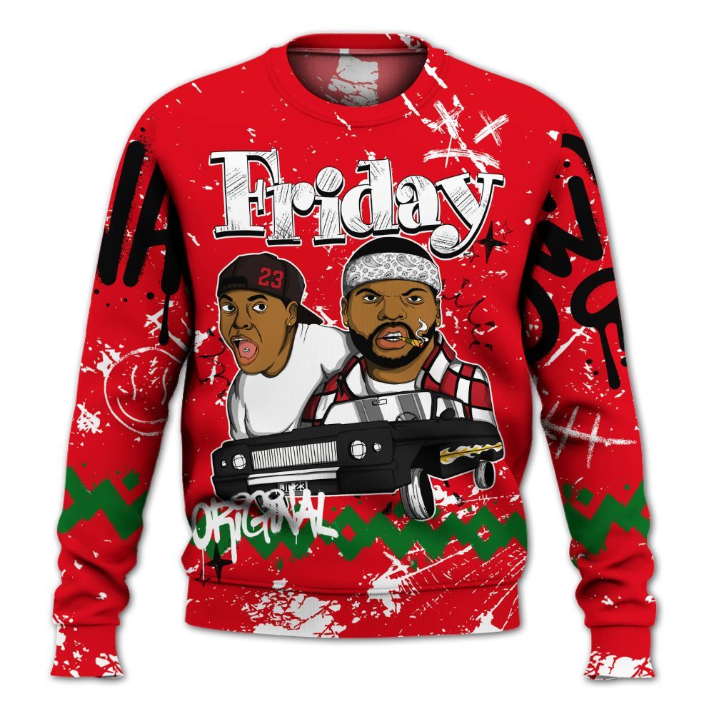 Sweatshirt To Match Chicago 13s - Friday Sneaker Crayon All Over Print