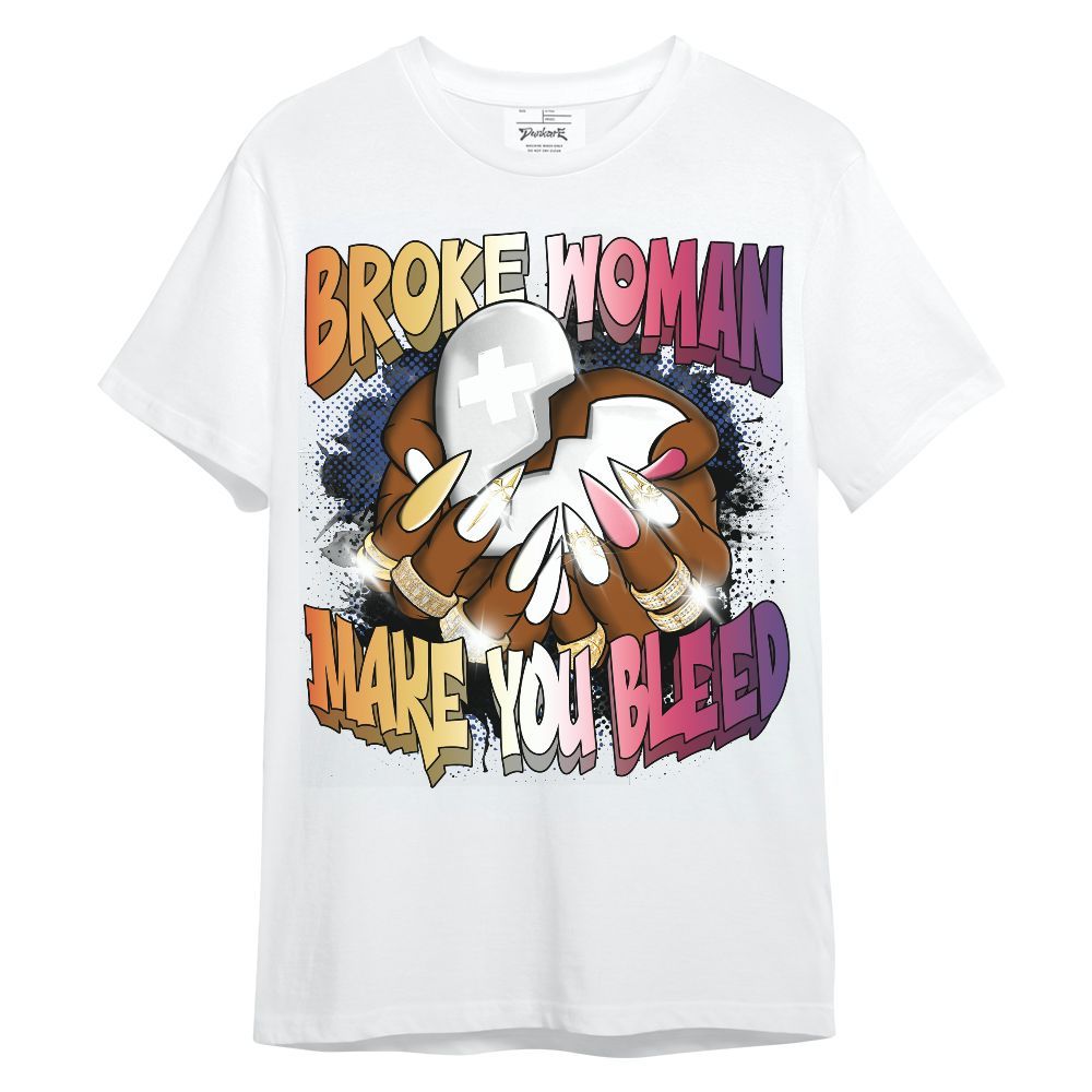 Shirt To Match Air Griffey Max Los Angeles 1s - Broke Woman Heart Retro Unisex Shirt