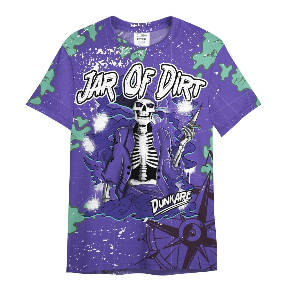 Shirt To Match Low Hornets 1s - Skeleton Jar Of Dirt Retro All Over Print
