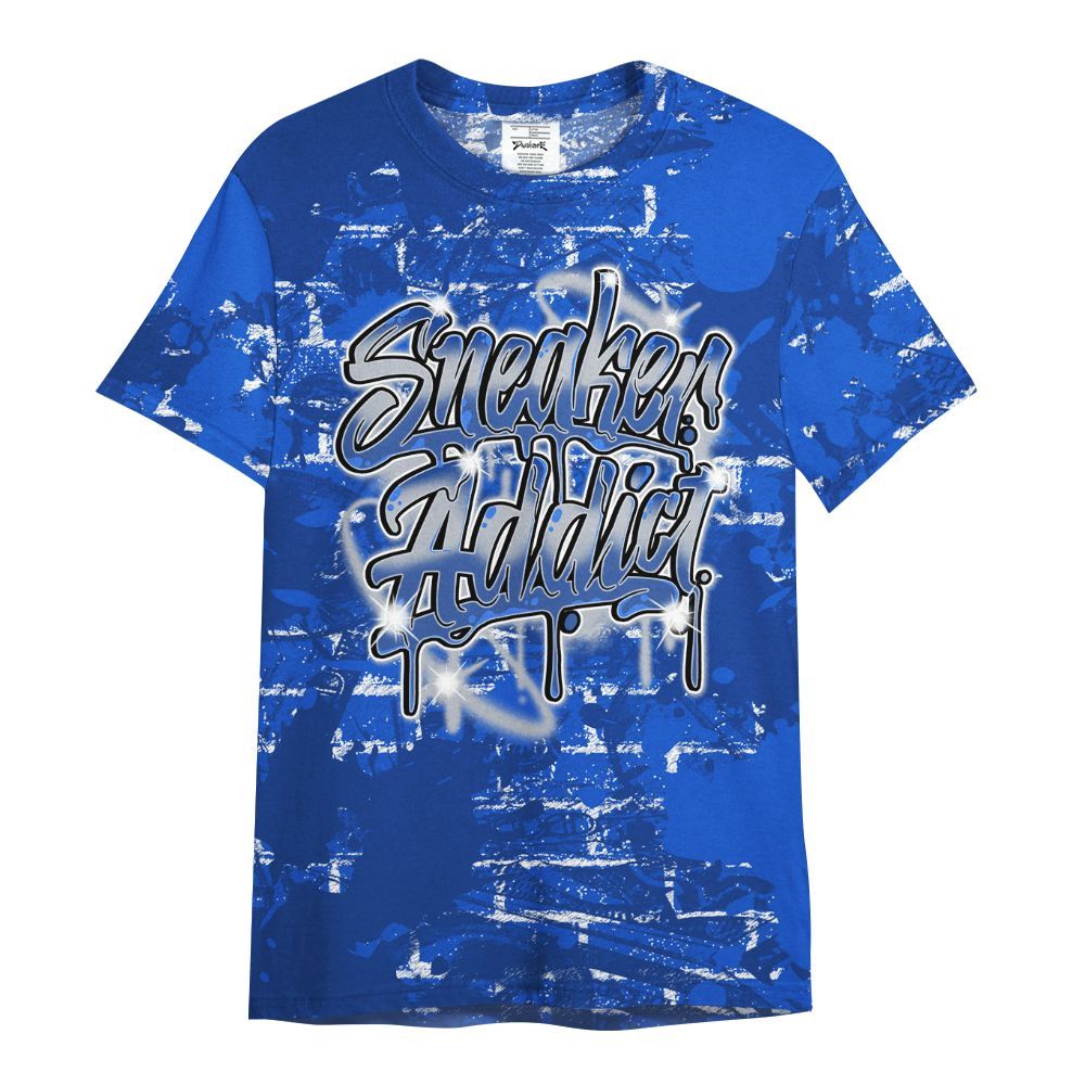 Shirt To Match Air Foamposite One Royal - Addiction Sneakers Graphic Street Art All Over Print